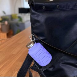 Pandoo - foldebar silikone drikkeflaske - lilla