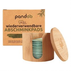 Pandoo - Organic Cotton Cleansing pads in Storage 