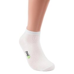 Pandoo - White Low Cut Bamboo Socks - Size 35 - 38