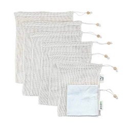 Pandoo - Fruit Vegetable &amp; Bread Bag in Organic Cotton