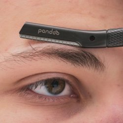 Pandoo - Eyebrow scraper - Black