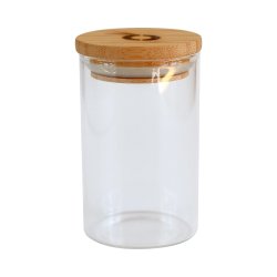 Pandoo - Storage Glass with Bamboo Lid 160 ml
