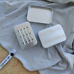 Pandoo - Alu soap case with drip tray