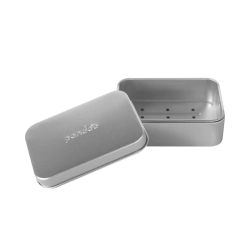 Pandoo - Alu soap case with drip tray
