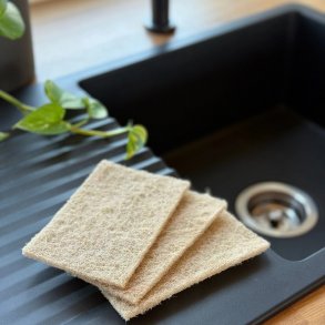 Pandoo - Sisalfiber skursvampe - 3-pack