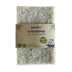 Pandoo - Sisal fiber scouring sponges - 3-pack