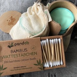 Pandoo - kologiske Vatpinde 200 stk. 