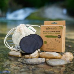 Pandoo - Organic Cotton Cleansing Pads - Black 