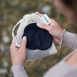 Pandoo - Organic Cotton Cleansing Pads - Black 