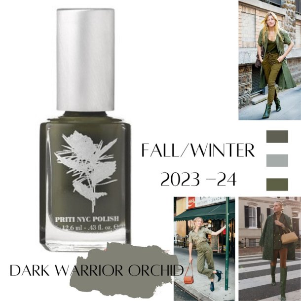 PRITI NYC - NO.610 - Dark Warrior Orchid - Autumn/Winter Collection 2023/24