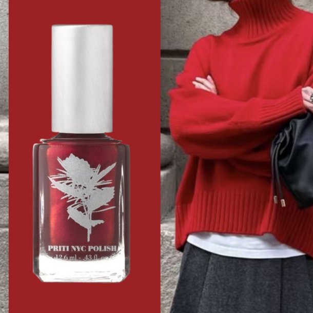 PRITI NYC - N�322 - Guinea Rose - Autumn | Winter Collection 2026-27 
