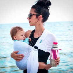 Pura - Big Mouth SPORTSflaske Pink Swirl 550ml 