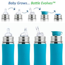 Pura - Big Mouth SPORTSflaske Aqua 325ml 