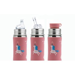 Pura - Sipper Spouts Baby Sutteflaske 6+ mdr. Enhjrning 325ml - Fast flow