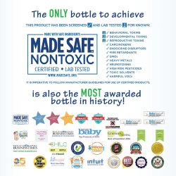 Pura Kiki - Baby Sutteflaske Silikone Cover - pink &amp; peach