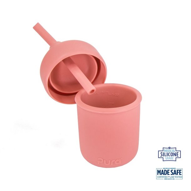 Pura - my-my Straw Cup - Rosa