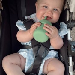 Pura - my-my Straw Cup - Moss