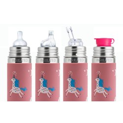 Pura - Therma Kiki Sipper Baby Sutteflaske 6+ mdr. Enhjrning 260ml - Fast flow