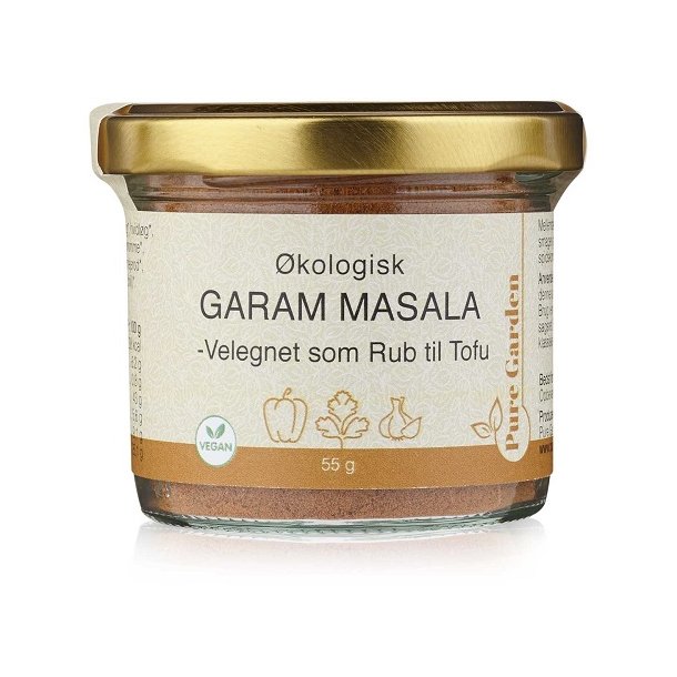 Pure Garden - kologisk &amp; Vegansk Garam Masala 