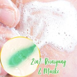 puremetics - 2 in 1 Ansigtssbe med ble og Mynte Duft