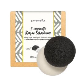 puremetics - Konjac Svampe 2-pak