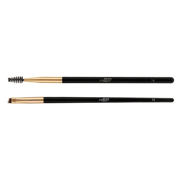 puroBIO Cosmetics - Browmade brush set n13 &amp; n14