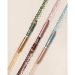 puroBIO Cosmetics - Long Lasting eyeduo pencil satin gold  &amp; satin moss 102