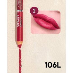 puroBIO Cosmetics - Long Lasting Lipduo pencil mat burgundy 106