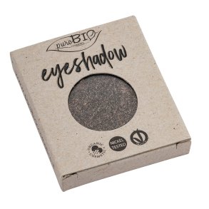 puroBIO Cosmetics - Compact Eyeshadow intense grey 019 - Refill