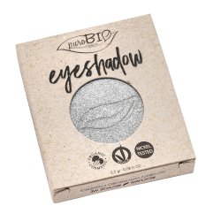 puroBIO Cosmetics - Compact Eyeshadow Silver 023 - Refill