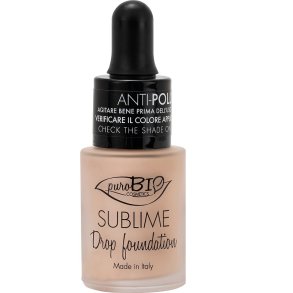 puroBIO Cosmetics -  Sublime drop foundation spf10 -  00