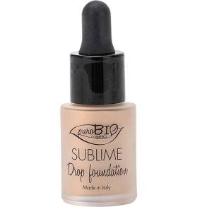 puroBIO Cosmetics -  Sublime drop foundation spf10 -  02