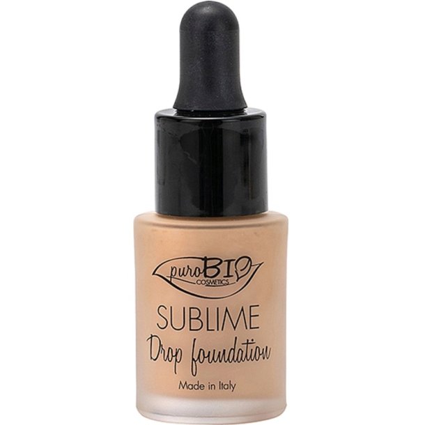 puroBIO Cosmetics -  Sublime drop foundation spf10 -  03