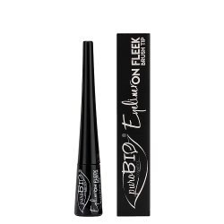 puroBIO Cosmetics - Flydende Eyeliner med brush tip - sort 