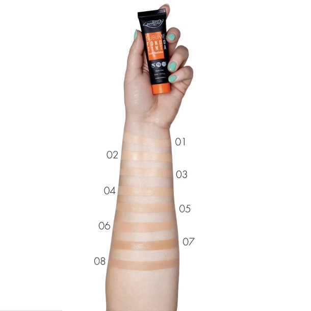 puroBIO Cosmetics -  Sublime Liquid Foundation 08