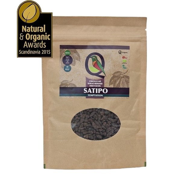 Q-Organic - kologisk Criollo R Kakaonibs med Yacon 150g