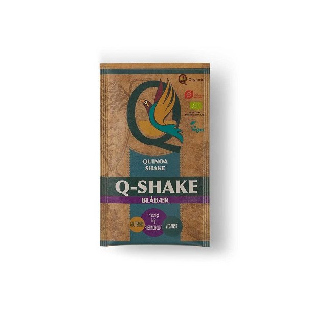 Q-Organic - Biologische Quinoa Q-Shake met Bosbessen
