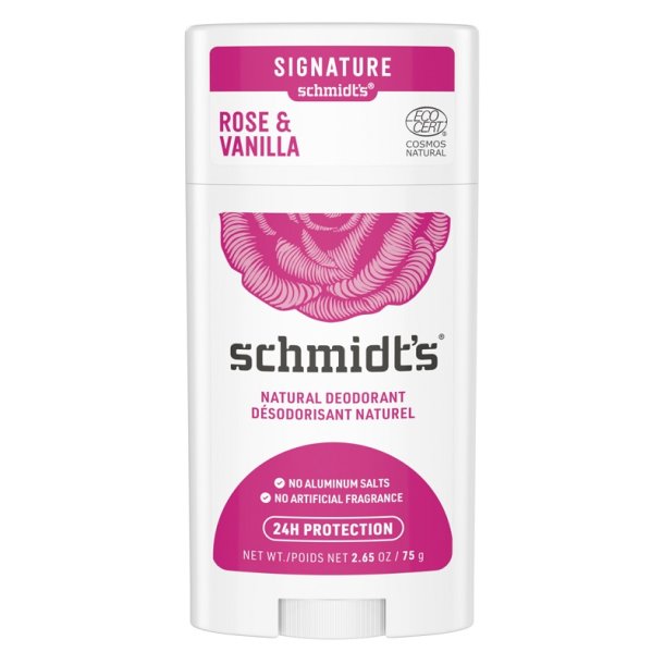 schmidt's naturals deodorant stick - Rose + Vanilla