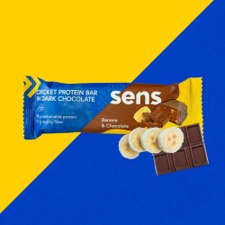 sens - Cricket protein bar - Dark Chocolate - Banana &amp; Chocolate