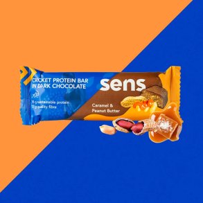 sens - Cricket protein bar - Dark Chocolate - Caramel & Peanut Butter