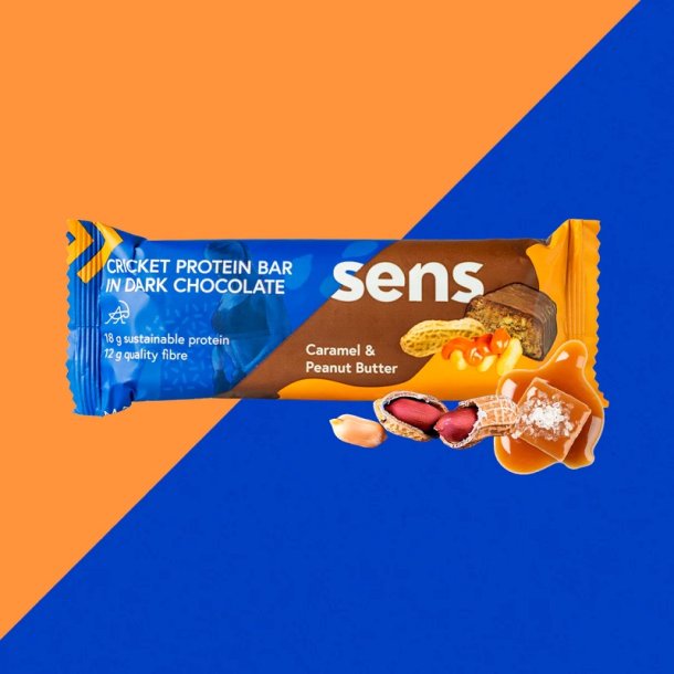 sens - Cricket protein bar - Dark Chocolate - Caramel &amp; Peanut Butter