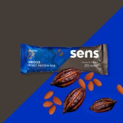 sens - Cricket protein bar - Bitter Cacao &amp; Sesame