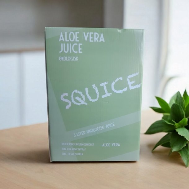 SQUICE - kologisk Aloe Vera juice - Koldpresset