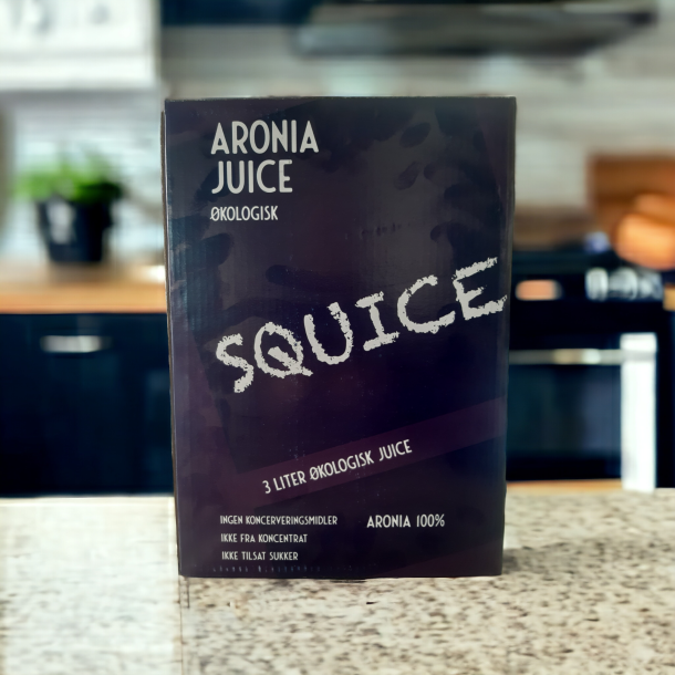 SQUICE - kologisk Aronia Juice - Koldpresset