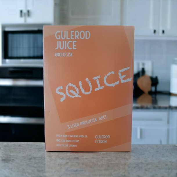 SQUICE - kologisk Gulerod juice - Koldpresset