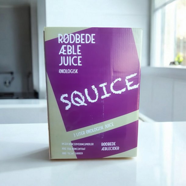 SQUICE - kologisk Rdbede ble juice - Koldpresset