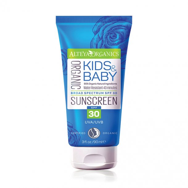 Alteya Organics - Organic Kids and Baby Sunscreen SPF 30