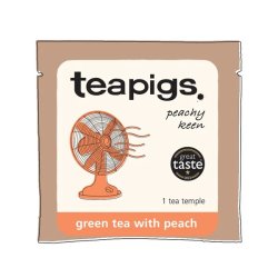 teapigs - green tea with peach - peachy keen