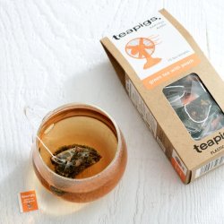 teapigs - green tea with peach - peachy keen