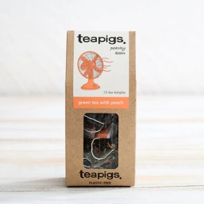 teapigs - green tea with peach - peachy keen